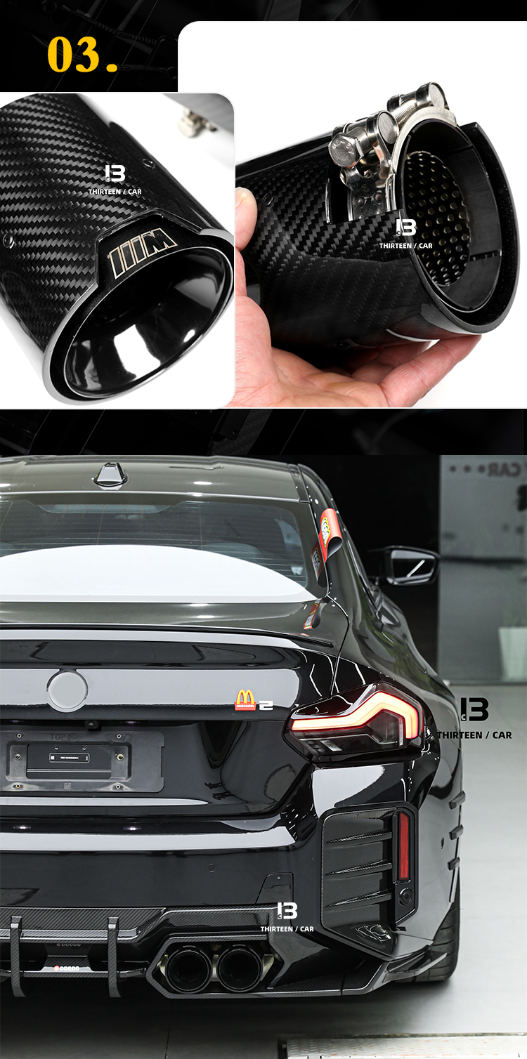 TAILPIPES M2 M3 M4 -MP