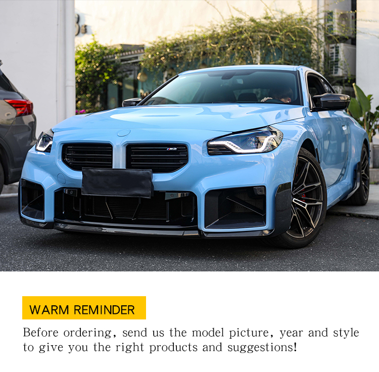 FRONT LIP M2 G87 MP -blue
