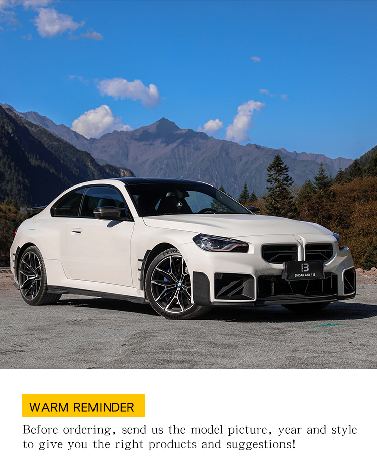 FRONT LIP M2 G87 MP -white