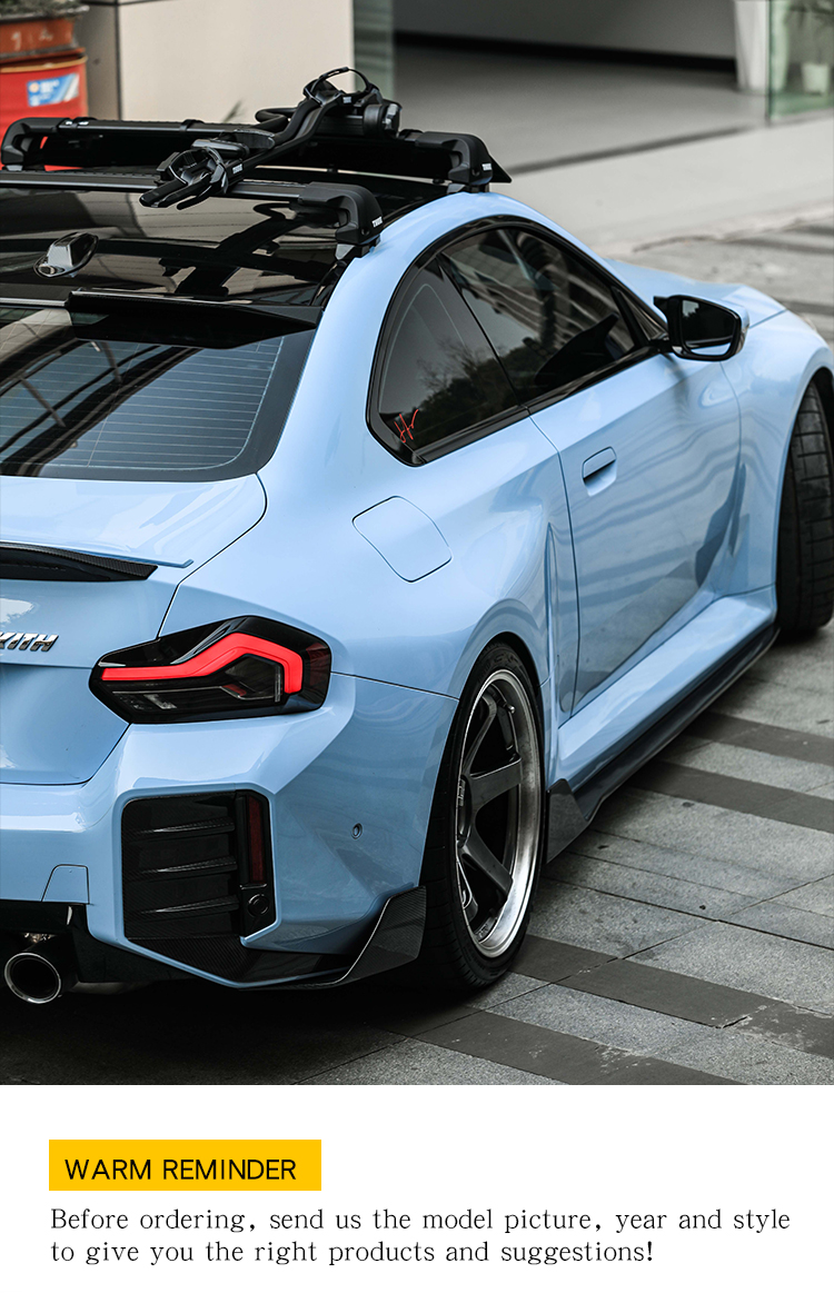 SIDE SKIRTS M2 G87 AD -blue