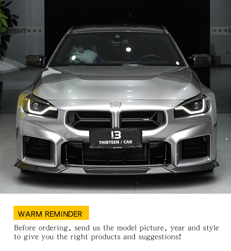 Front Grille M2 G87 CSL -silver