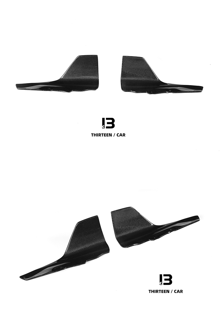 REAR CORNER CANARDS M2 G87 TR -blue