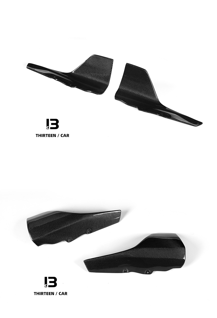 REAR CORNER CANARDS M2 G87 TR -blue