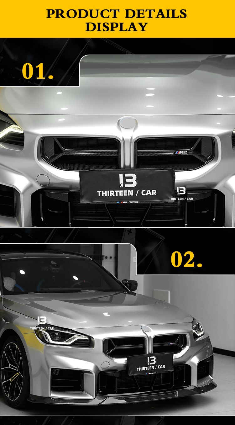 Front Grille M2 G87 CSL -silver