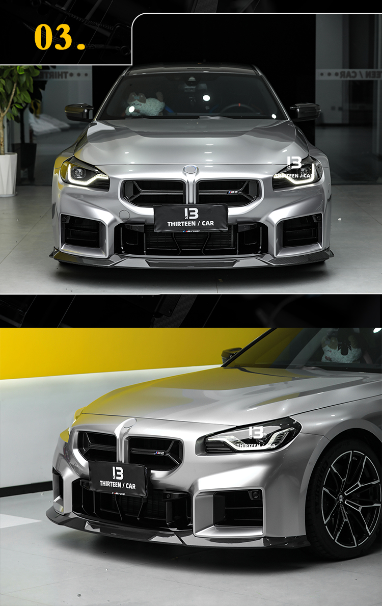 Front Grille M2 G87 CSL -silver