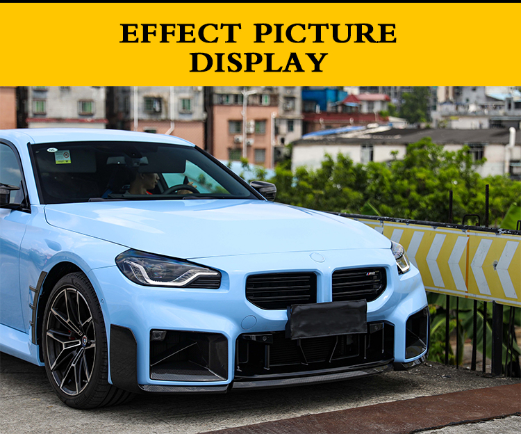 FRONT LIP M2 G87 MP -blue