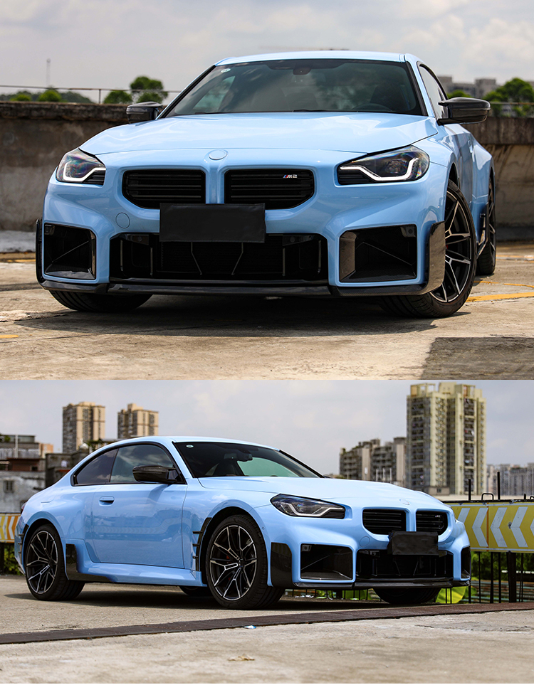 FRONT LIP M2 G87 MP -blue
