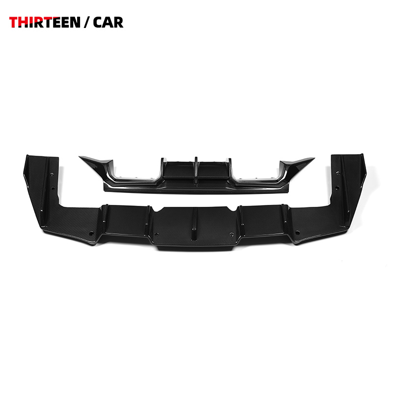 REAR DIFFUSER M2 G87 TR V2 - silver - Image 2