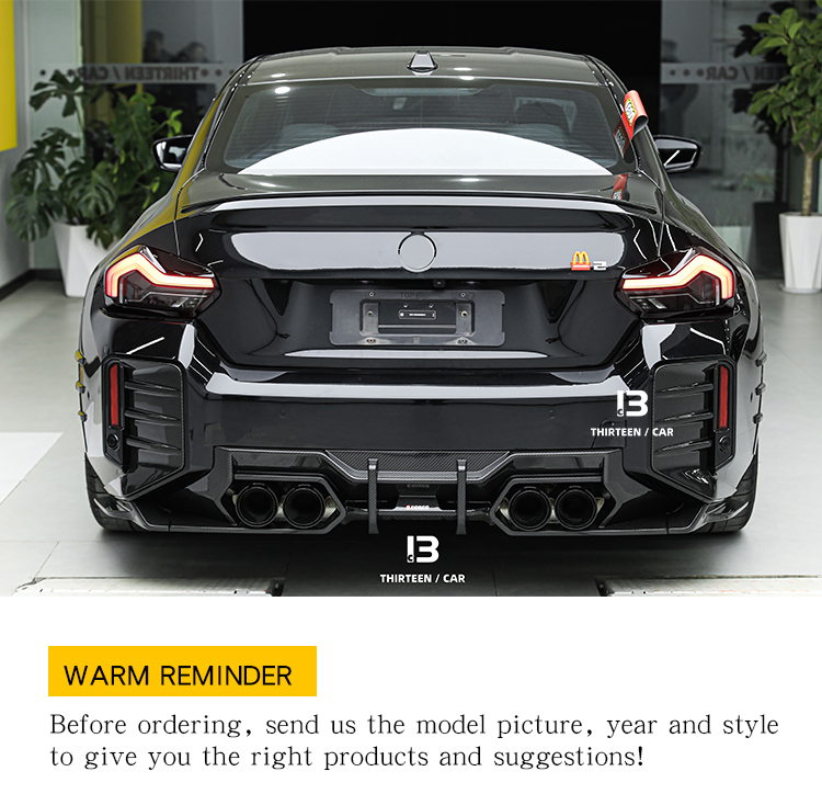 Rear Bumper Trim M2 G87 MP