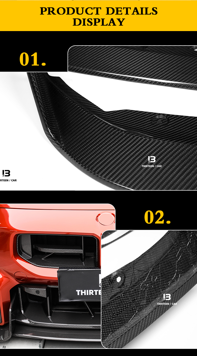 FRONT LIP M2 G87 AD -red