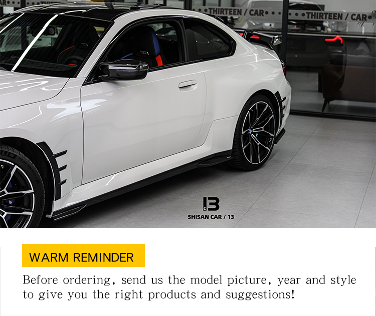 Front Fender Flare M2 G87 MP