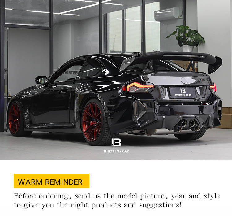 Rear Diffuser Extension Components M2 G87 MP