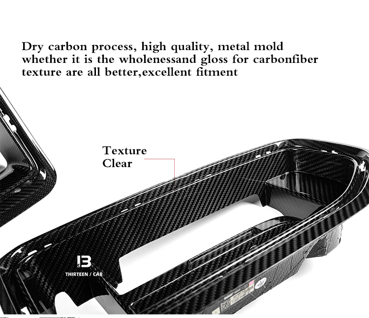 FRONT GRILLE M2 G87 CS -black