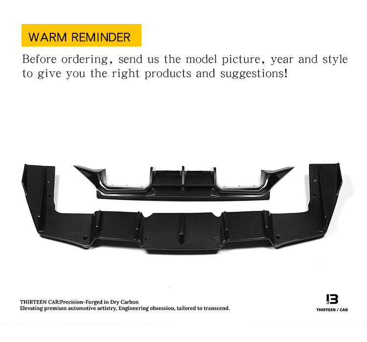 REAR DIFFUSER M2 G87 TR V2