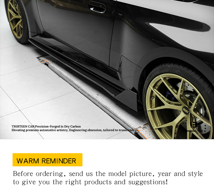 SIDE SKIRTS M2 G87 AD -black