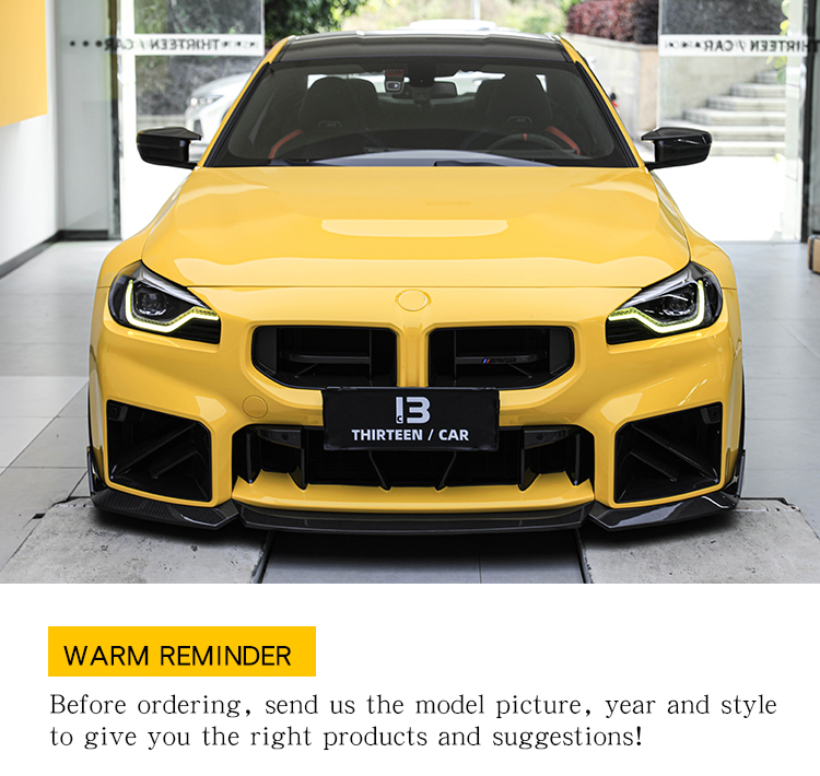 FRONT LIP M2 G87 TR