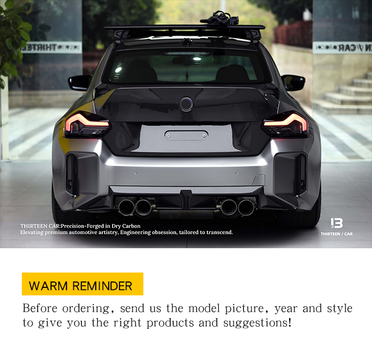 REAR DIFFUSER M2 G87 CS