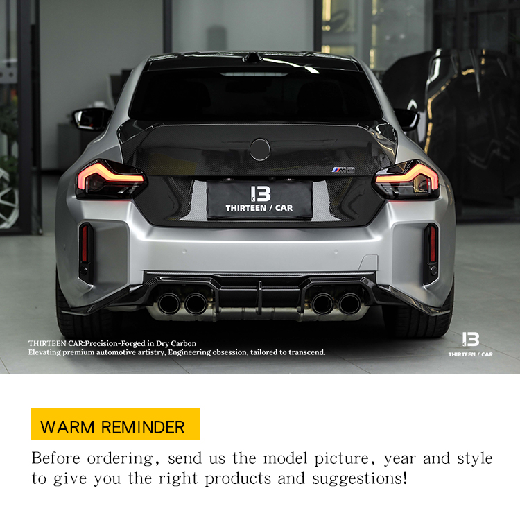 REAR DIFFUSER M2 G87 TR