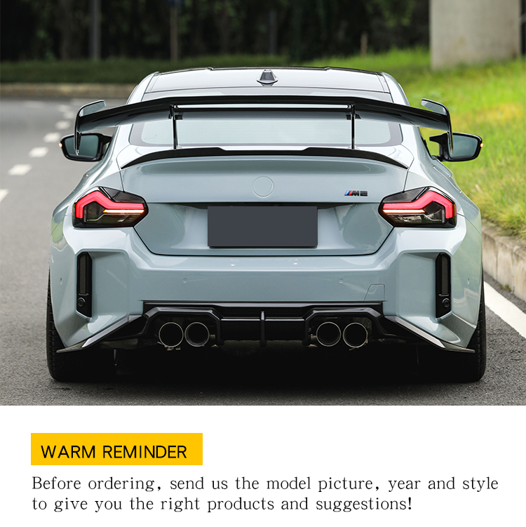 REAR DIFFUSER M2 G87 TR -blue