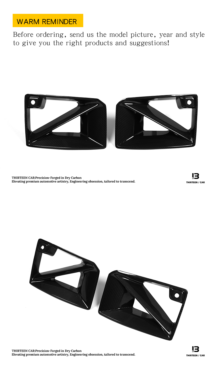 FRONT BUMPER AIR INTAKE M2 G87 MP V2