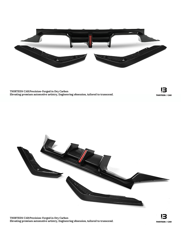 REAR DIFFUSER M2 G87 TR with LED