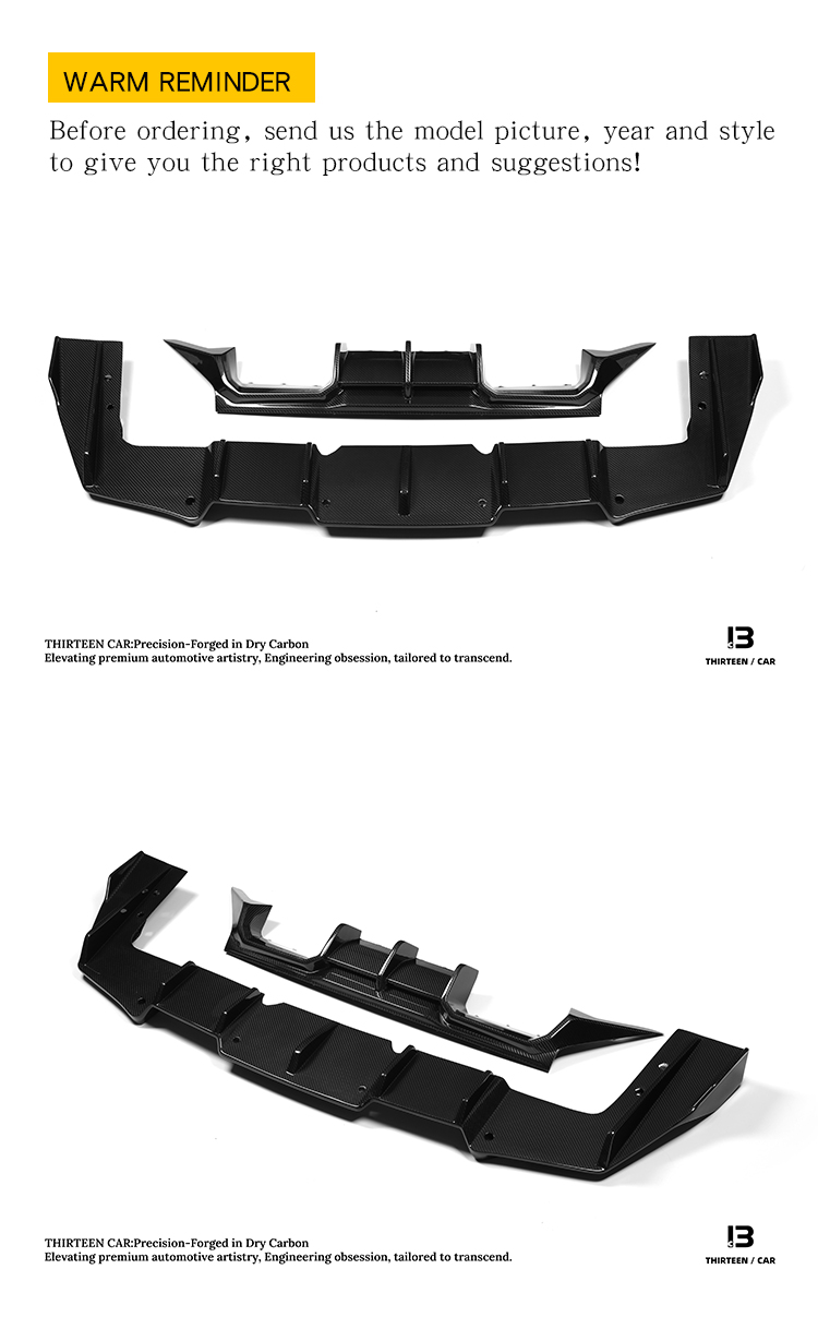 REAR LIP for M2 G87 TR V2 Style