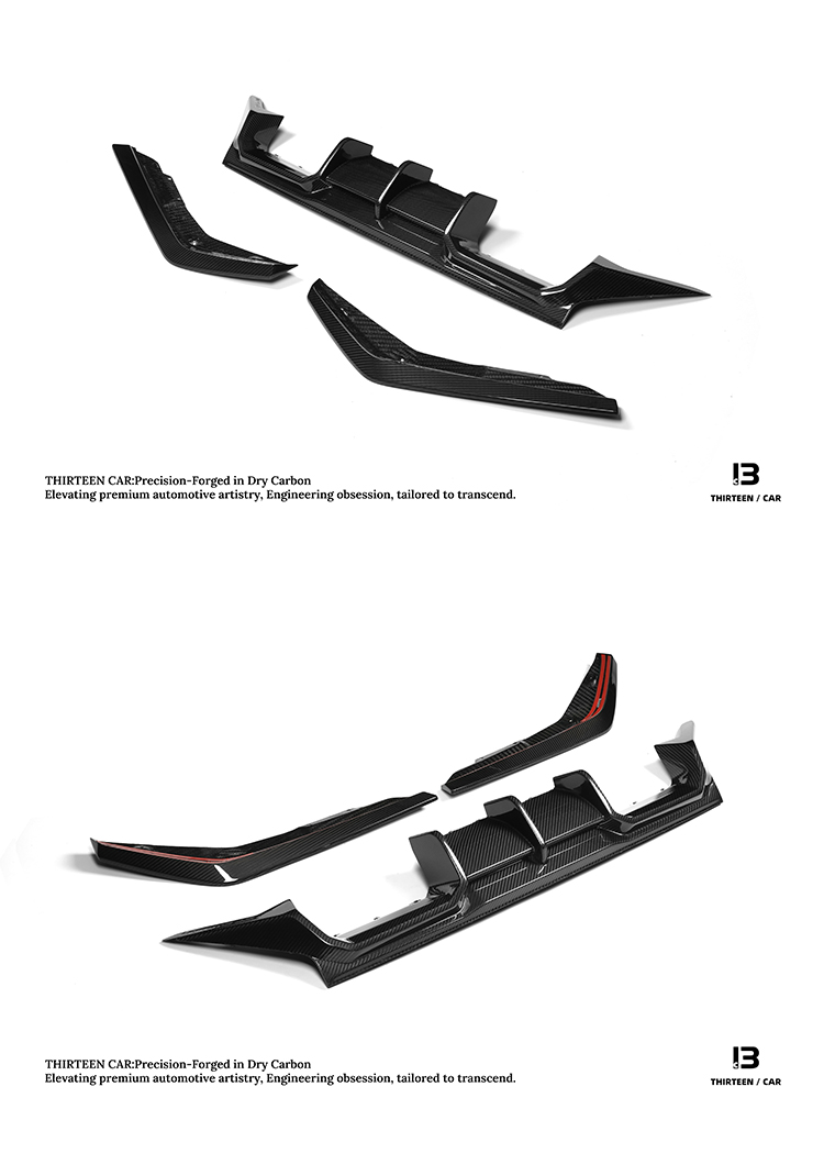REAR DIFFUSER M2 G87 TR -blue