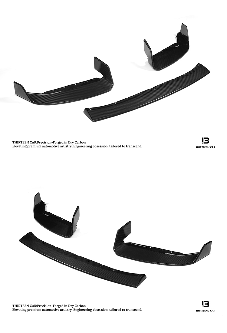 FRONT LIP M2 G87 AD -black