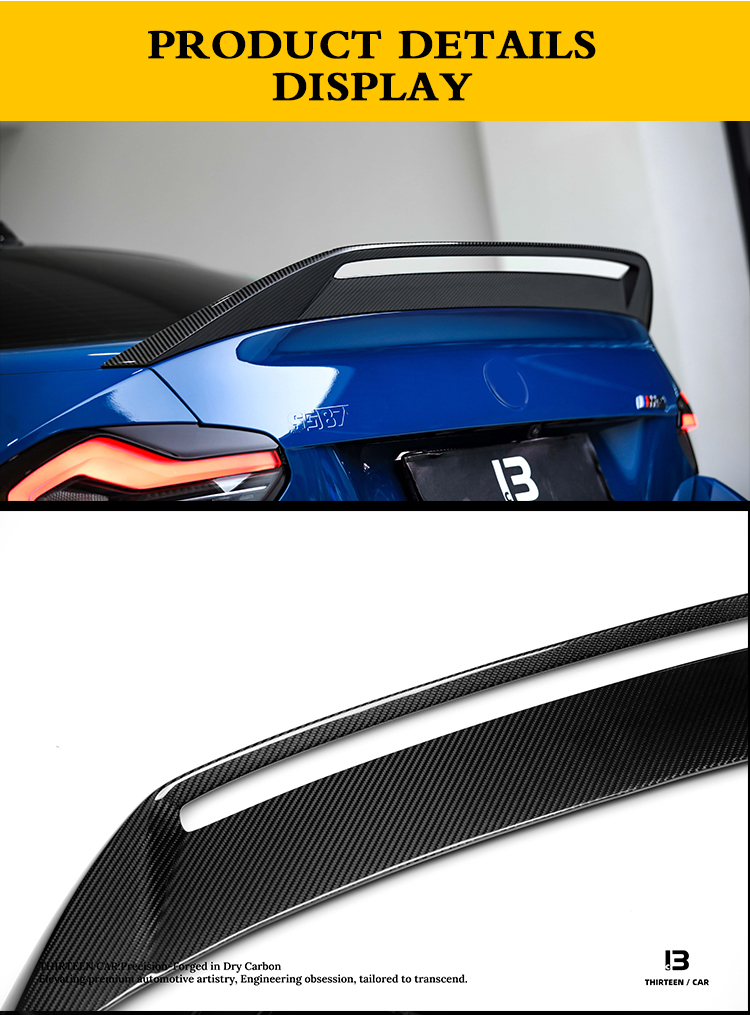 REAR SPOILER M2 G87 G42 AD V2 -dark blue