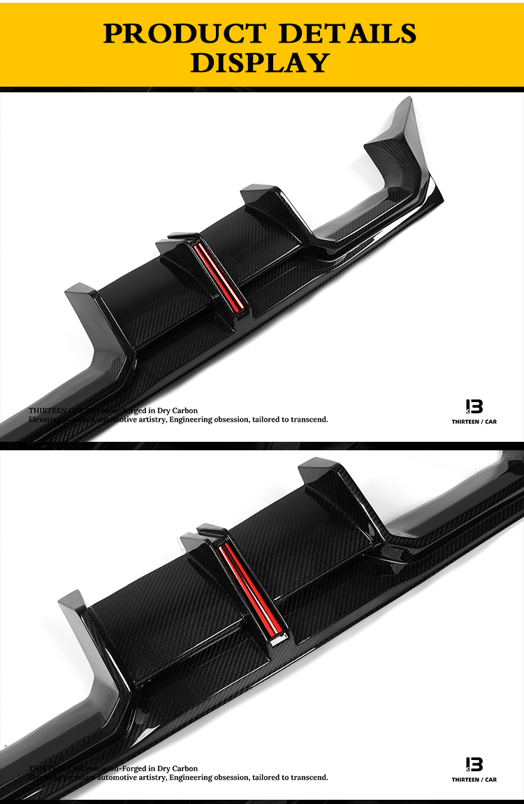 REAR DIFFUSER M2 G87 TR with LED