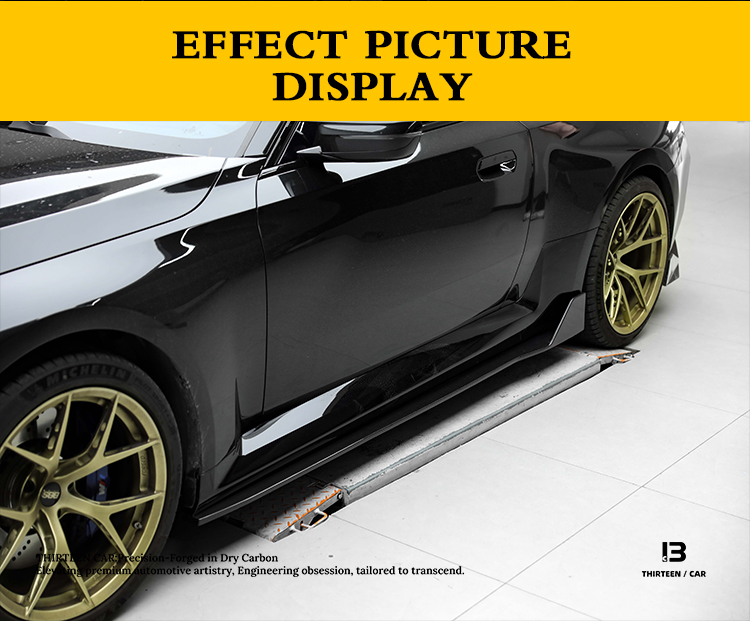 SIDE SKIRTS M2 G87 AD -black