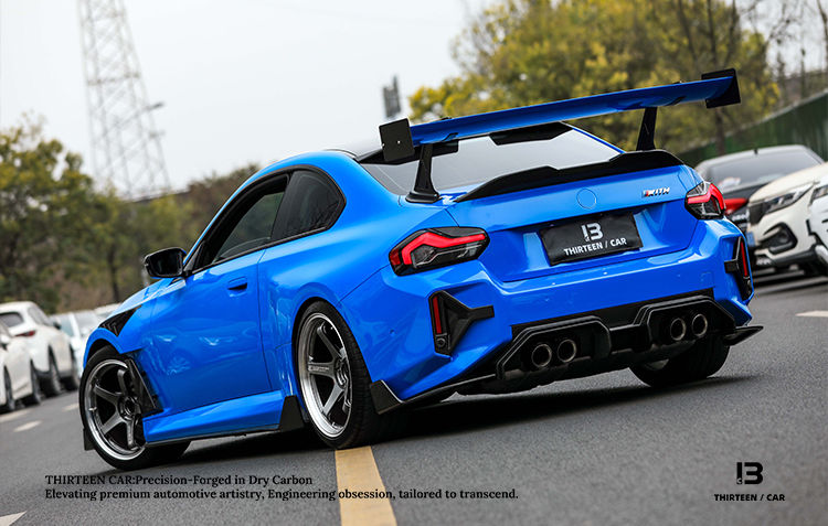 SIDE SPLITTERS M2 G87 AD -dark blue
