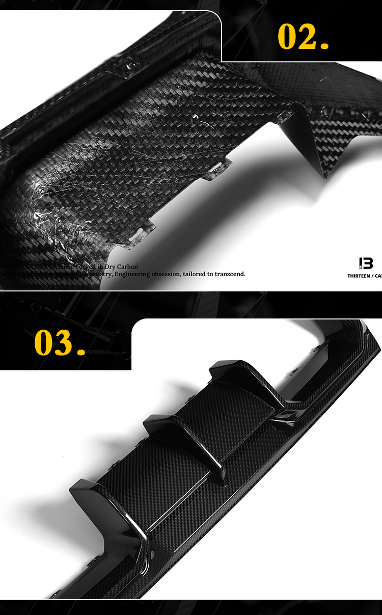 REAR DIFFUSER M2 G87 TR -blue