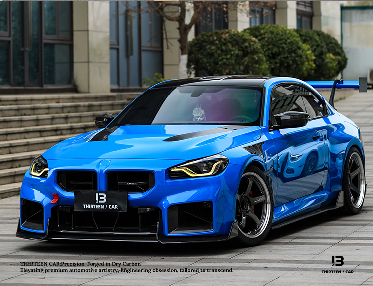 SIDE SPLITTERS M2 G87 AD -dark blue