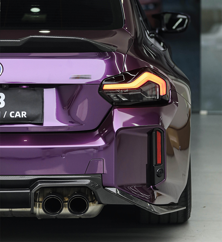 REAR DIFFUSER M2 G87 TR with LED