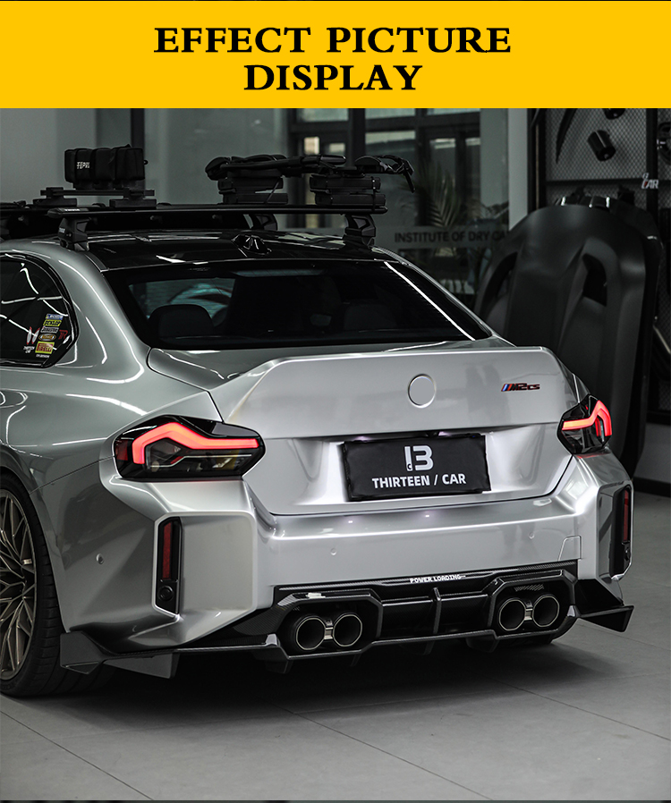 REAR LIP for M2 G87 TR V2 Style