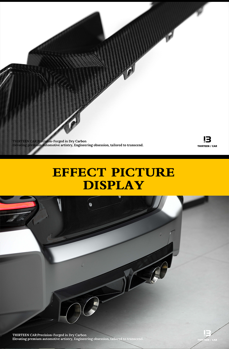 REAR DIFFUSER M2 G87 CS