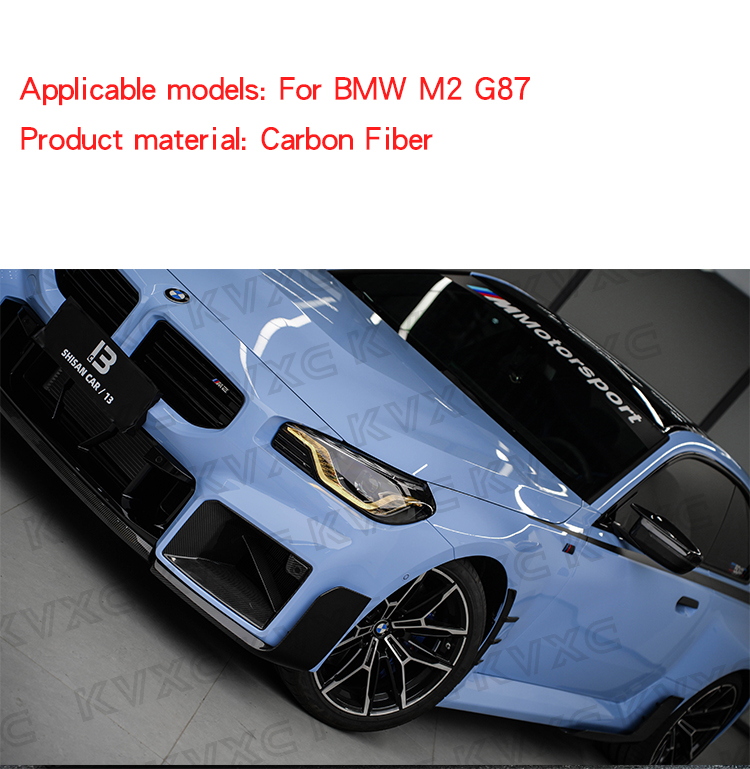 FRONT BUMPER AIR INTAKE M2 G87 MP -black