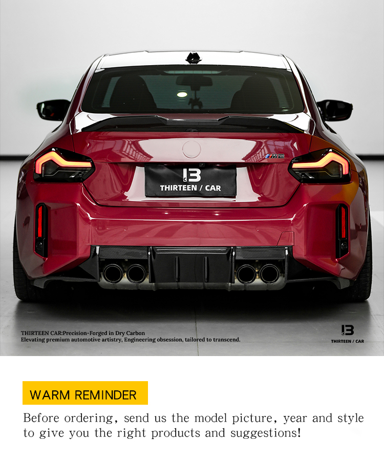 REAR DIFFUSER M2 G87 R44