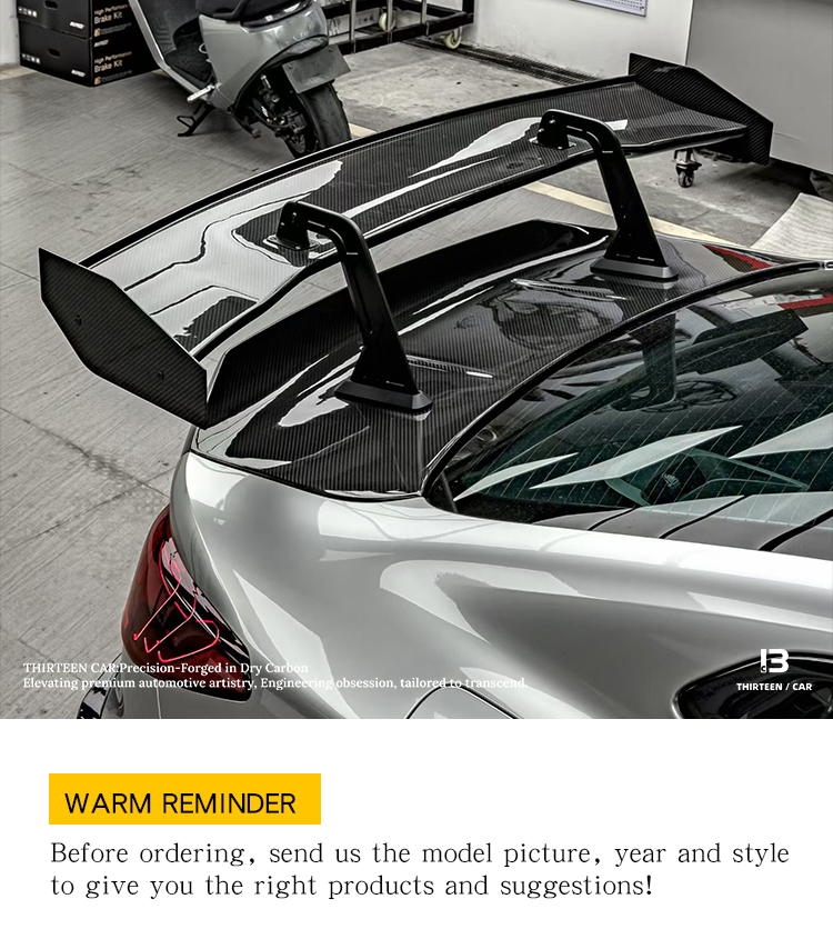 Universal Swan Neck GT Rear Trunk Wing Spoiler