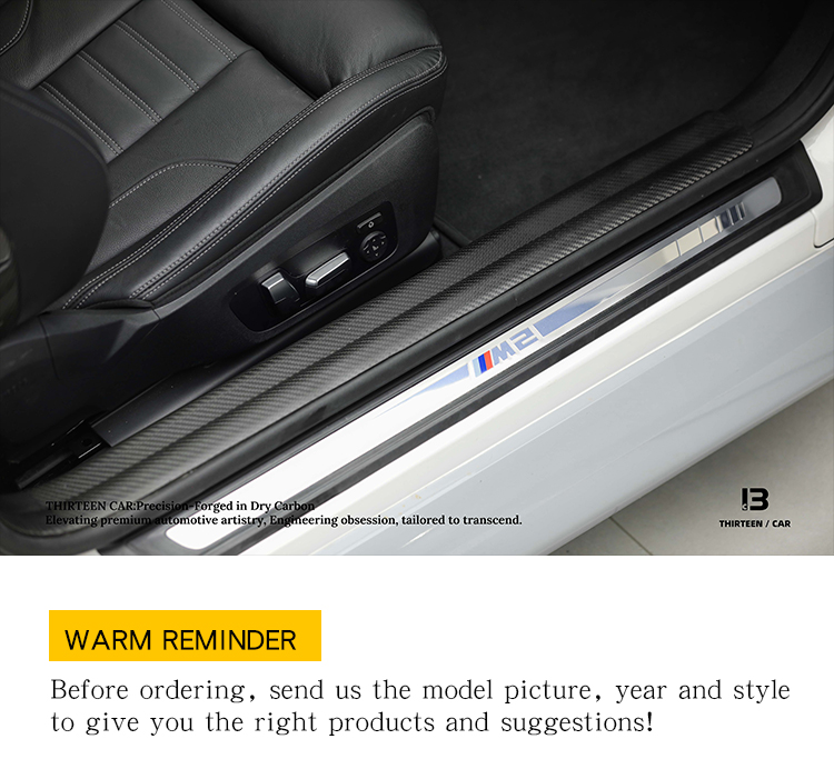 DOOR SILL TRIM M2 G87 G42 matt