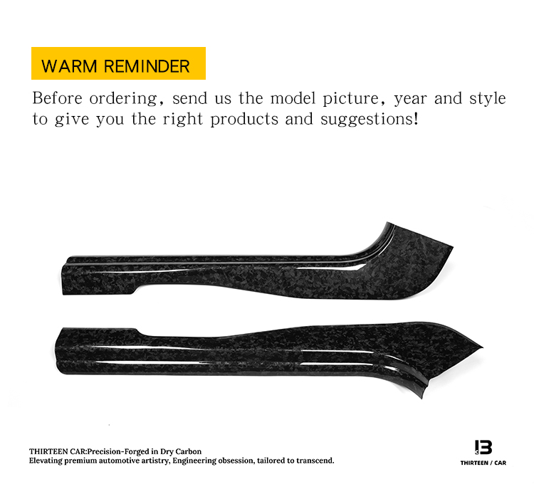 DOOR SILL TRIM M2 G87 G42 forged gloss