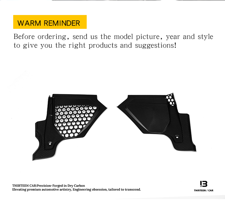 Engine Bay Interior Side Trim Panel Set - M2 M3 M4