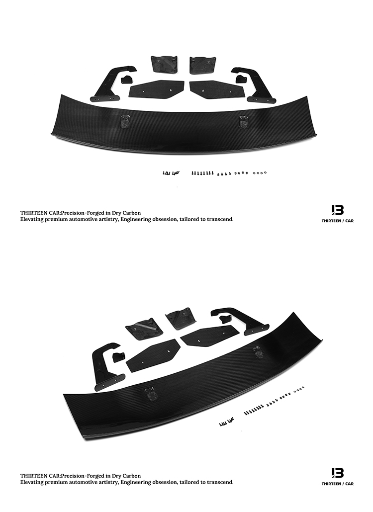 Universal Swan Neck GT Rear Trunk Wing Spoiler