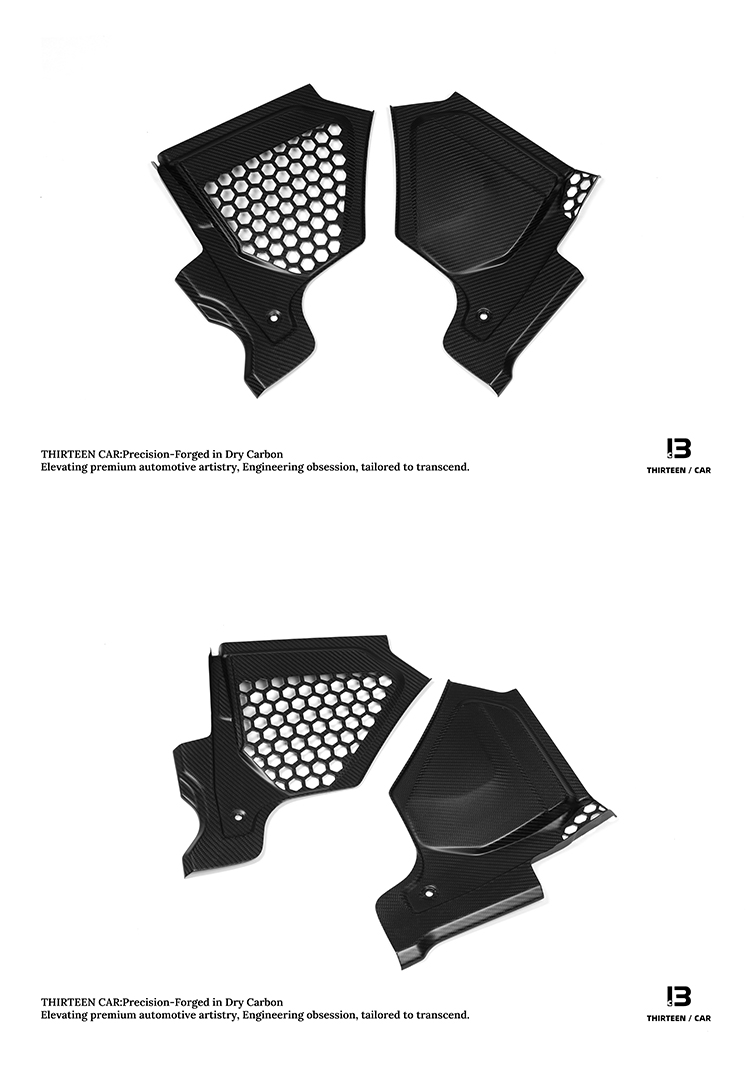 Engine Bay Interior Side Trim Panel Set - M2 M3 M4