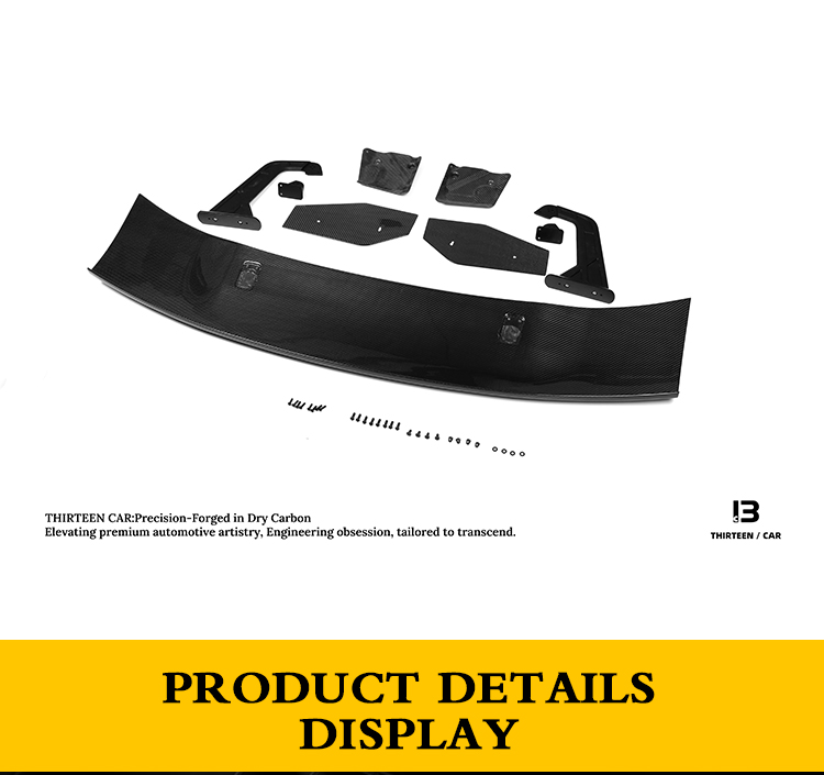 Universal Swan Neck GT Rear Trunk Wing Spoiler