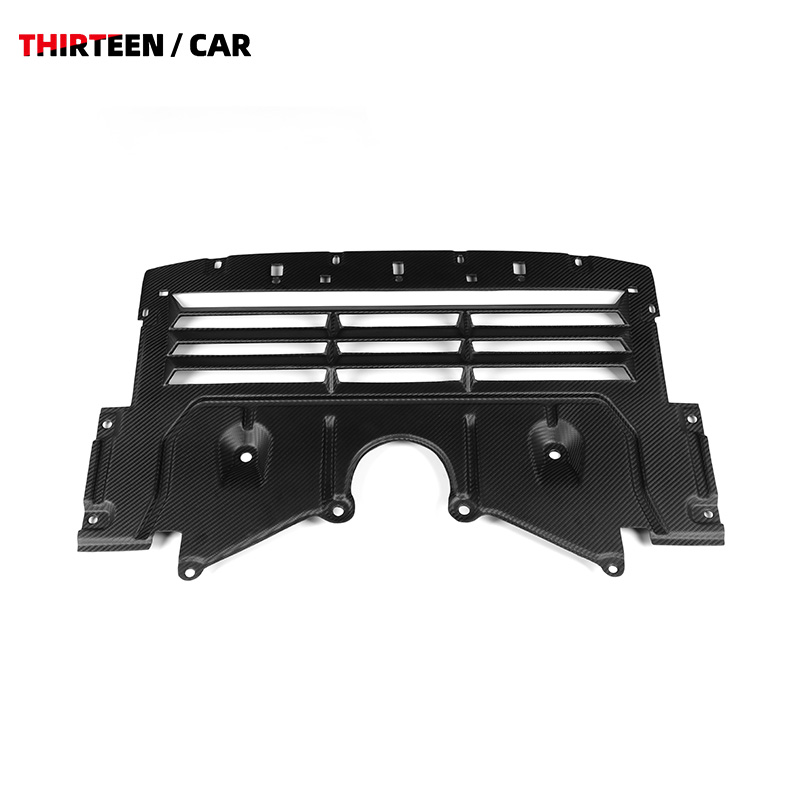 Lower Engine Skid Plate with Airflow Groove - M2 M3 M4
