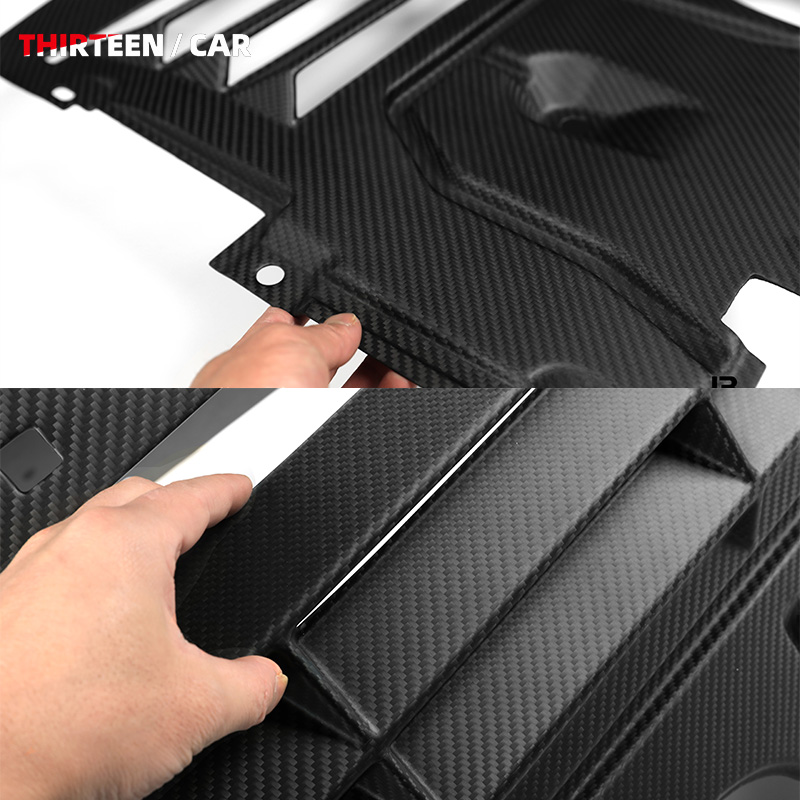 Lower Engine Skid Plate with Airflow Groove - M2 M3 M4 - Image 5