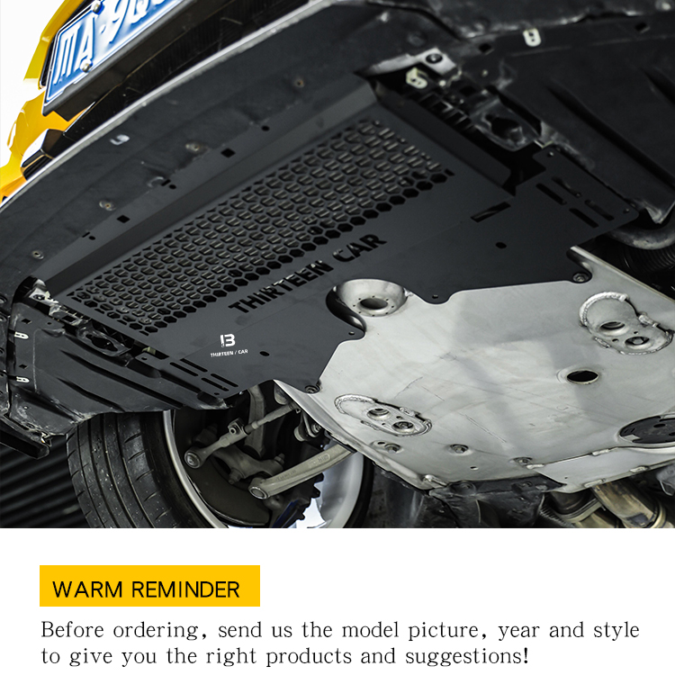 Aluminum Alloy Engine Under Tray - M2 M3 M4