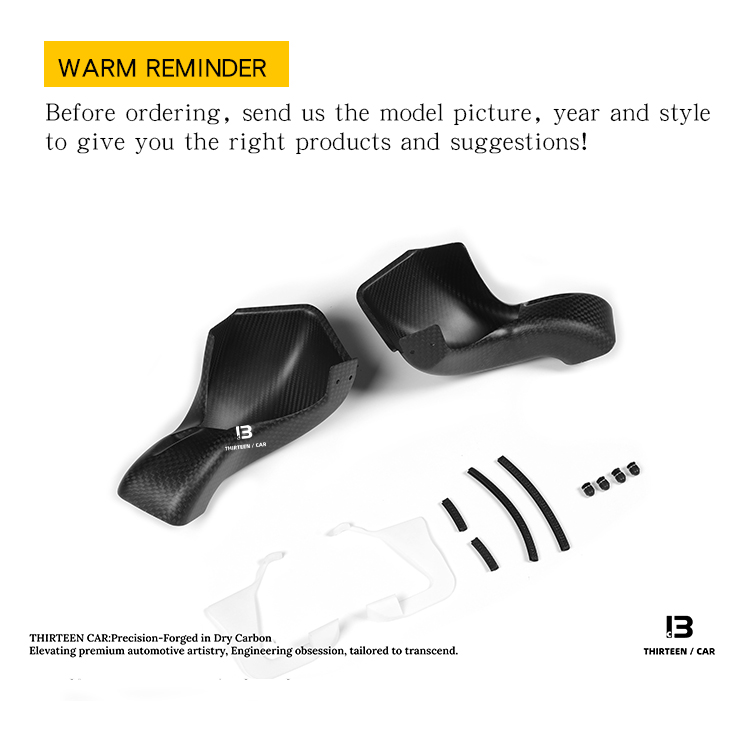 Front Air Intake Scoops Set M3 M4